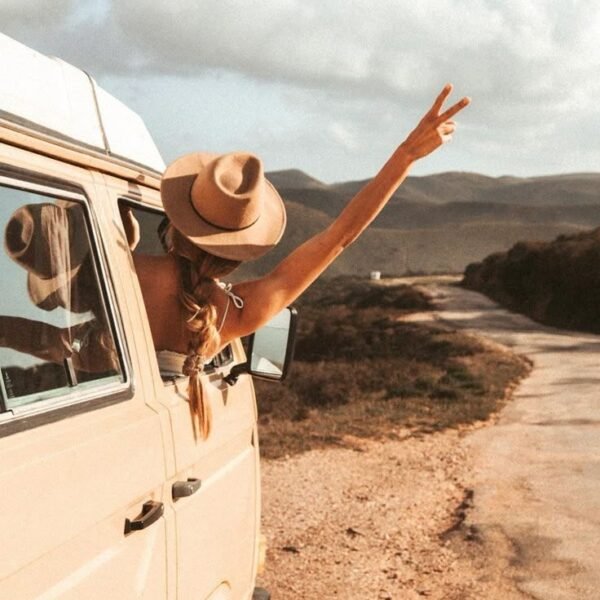 Non-resident caravan owner enjoying a holiday in Spain