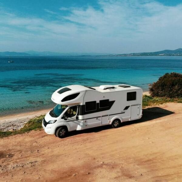 Static caravan on a campsite in Spain